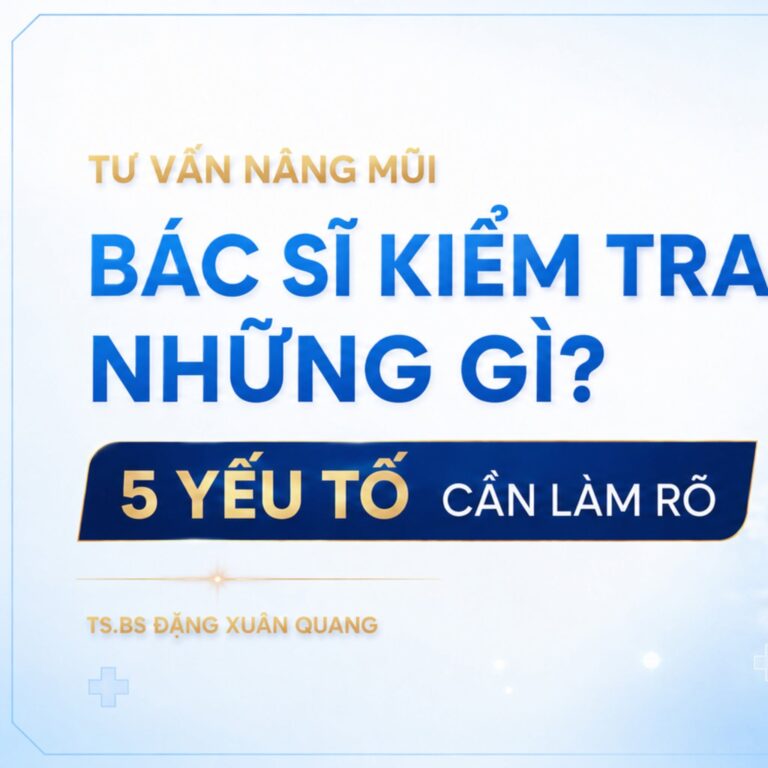 Đến tư vấn nâng mũi, Viện thẩm mỹ DrQ kiểm tra những gì?